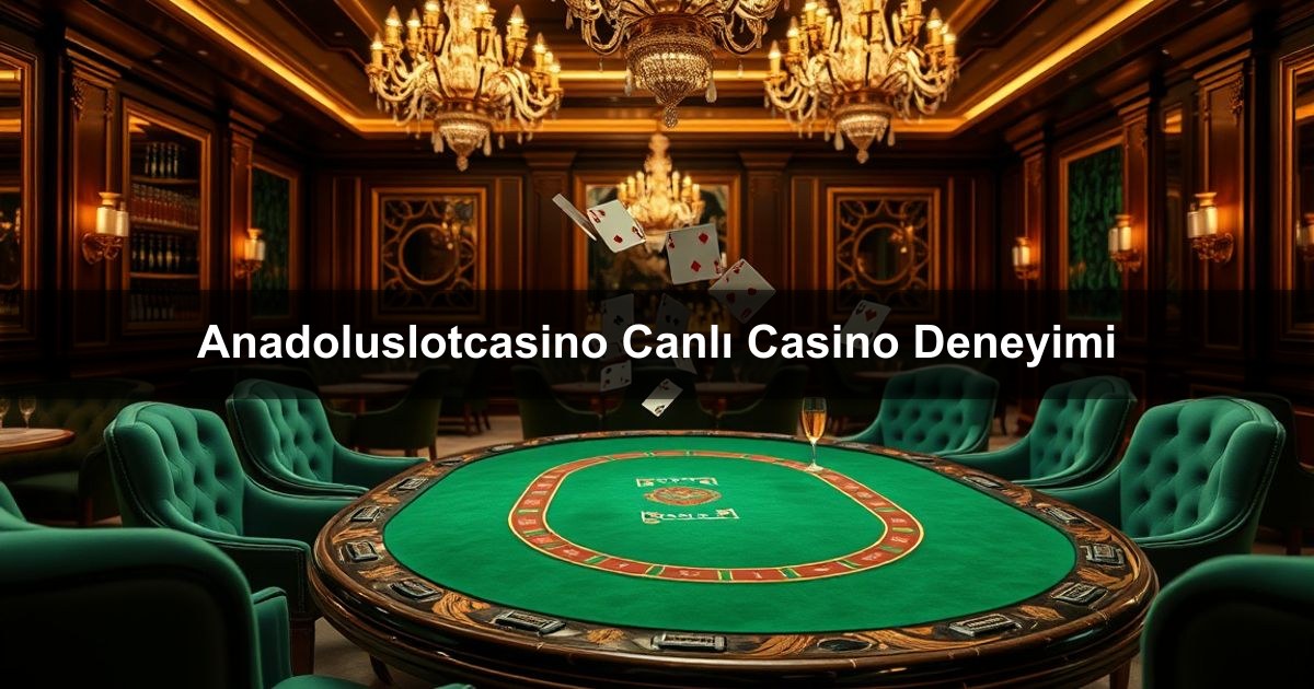 Anadoluslotcasino Canlı