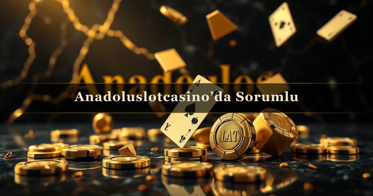 Anadoluslotcasino’da Sorumlu