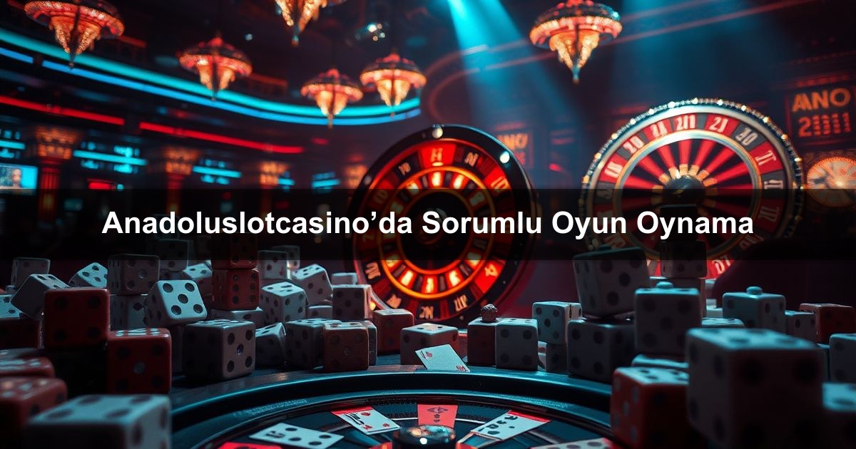 Anadoluslotcasino’da Sorumlu