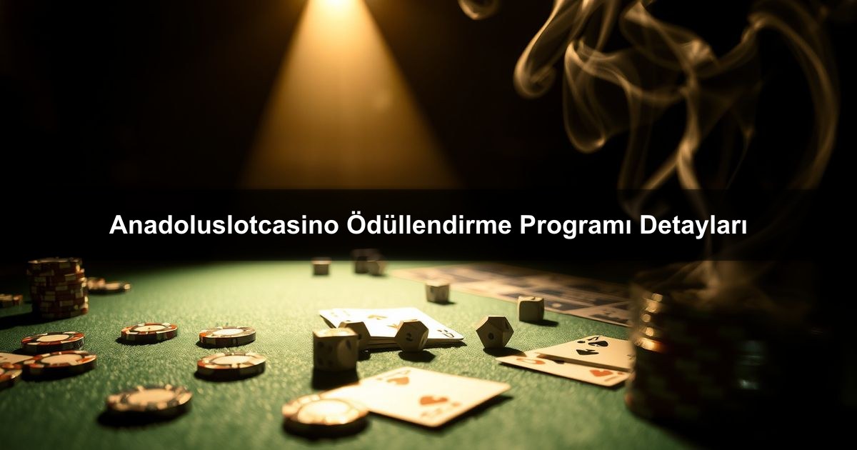 Anadoluslotcasino Ödüllendirme