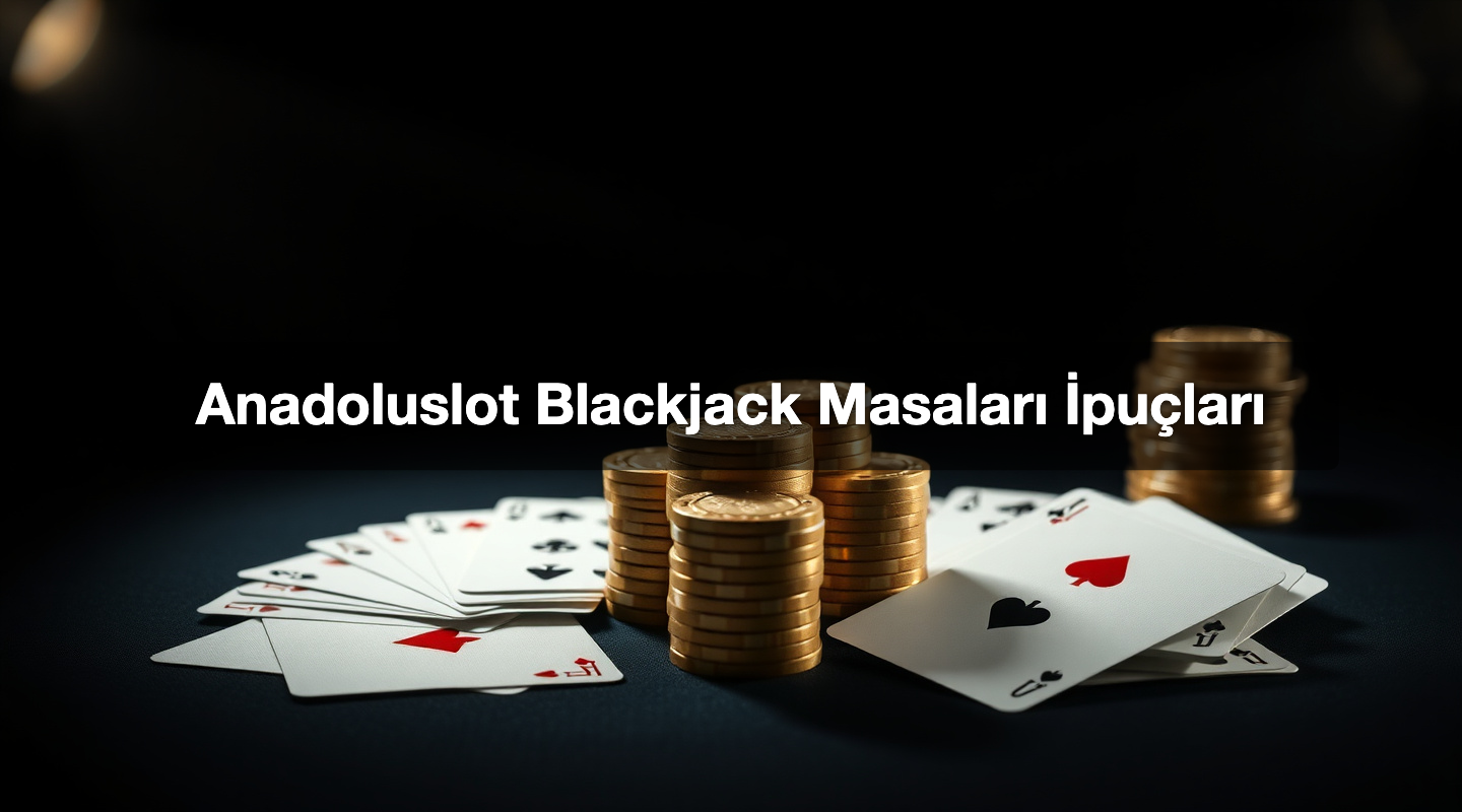 Anadoluslot Blackjack Masaları İpuçları