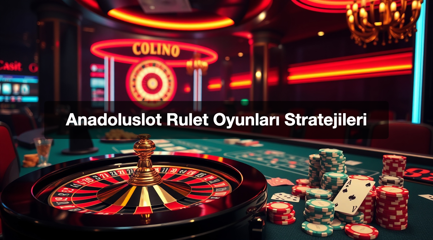 Anadoluslot Rulet Oyunları Stratejileri